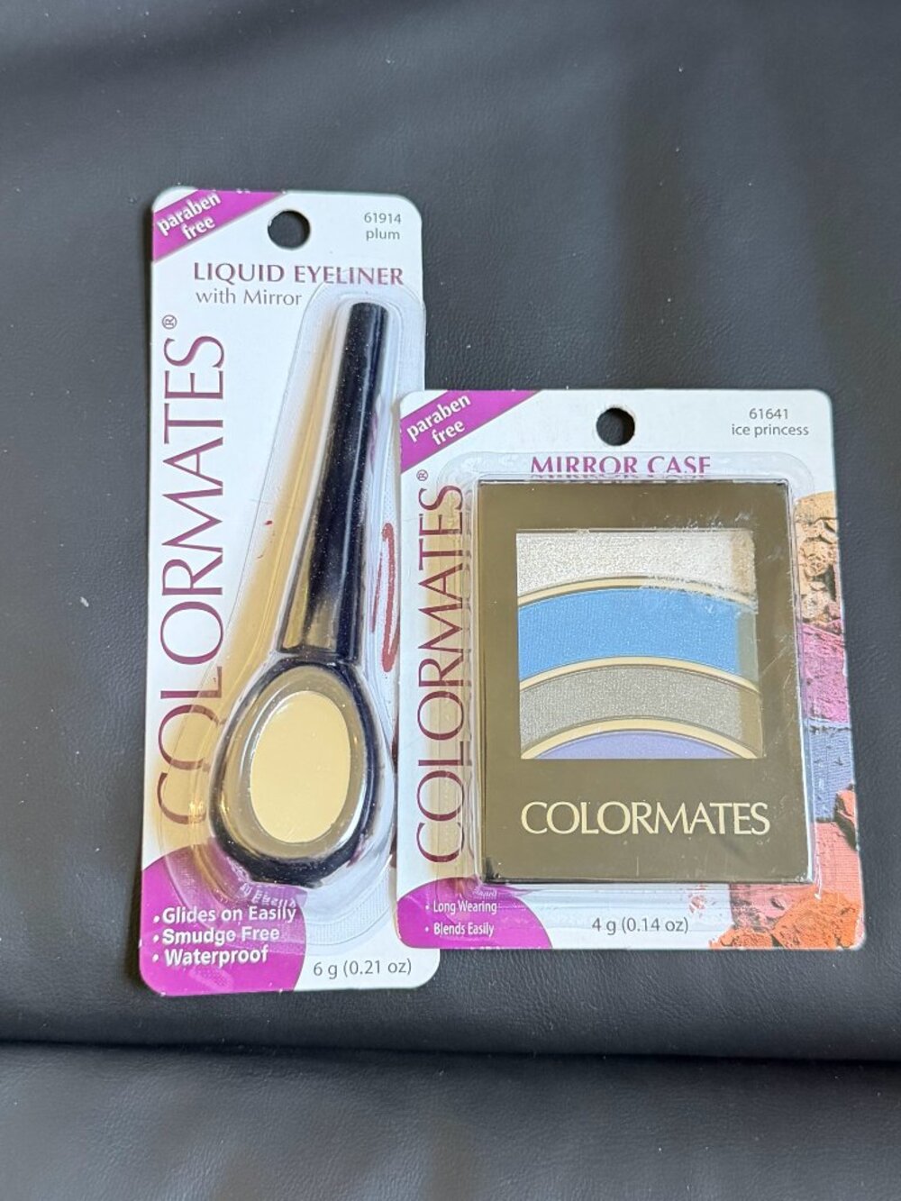 Colormates 61914 Plum Liquid Eyeline & 61641 Ice Princess Eyeshadow w/ Mirror
